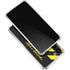 Black and Yellow Stripes Galaxy S24 FE Clear Case